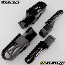 Front and rear footrests Beta RR 50 Gencod Black