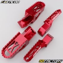 Front and rear footrests Beta RR 50 Gencod red