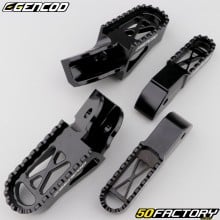 Front and rear footrests Sherco SE-R, SM-R... Gencod Black
