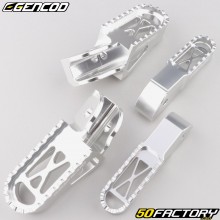 Front and rear footrests Sherco SE-R, SM-R... Gencod gray