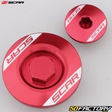 Ignition cover caps Honda CRF 250 R (since 2018), RX, F... (since 2019) Scar red