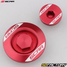 Ignition cover plugs Suzuki RM-Z 250 (since 2007), 450 (since 2005) ... Scar red