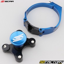 Bloque fourche Ø56.4 mm 1 position Honda CRF, Kawasaki KXF, Suzuki RM-Z 250, 450... Scar bleu