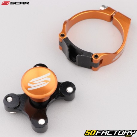 Bloque fourche Ø45.4 mm 1 position KTM SX 50 (2017 - 2020), 65 (depuis 2002)... Scar orange