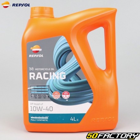 Engine oil 4T 10W40 Repsol Moto Racing Off Road 100% synthesis 4L