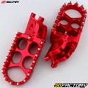 Pedane Honda CR 125, 250 (2002 - 2007), 450 R (dal 2002)... Scar Rosso normale