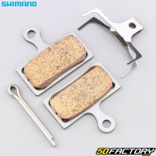 Plaquettes de frein métal fritté vélo Shimano G04S
