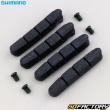 Cartuchos de pastilhas de freio de bicicleta Shimano 55C4 55 mm (2 pares)
