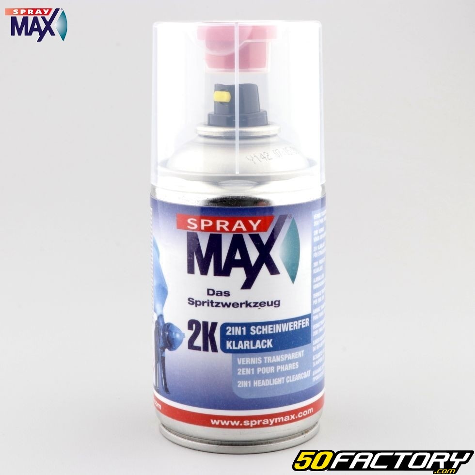 Vernis 2K 92E qualité professionnelle avec durcisseur Spray Max