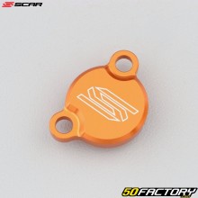 Cobertura do cilindro mestre do freio traseiro KTM SX 50 (de 2006), 65 (de 2004), 85 (de 2003)... Scar Laranja