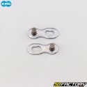 KMC silver 9-speed bicycle chain quick release