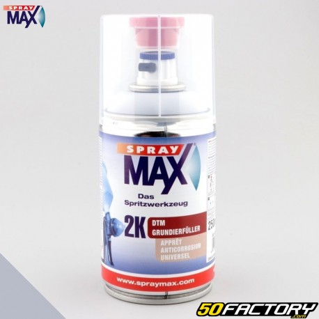 Spray de primer de nível profissional DTM Max XNUMXml cinza claro