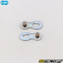KMC silver 10-speed bicycle chain quick release