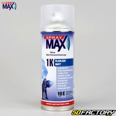 Vernis 1K 10E mat qualité professionnelle Spray Max 400ml