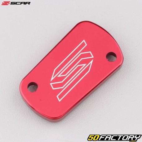 Coperchio pompa freno posteriore Kawasaki KX, KXF, Suzuki RM, RM-Z 125, 250, 450 ... Scar rosso
