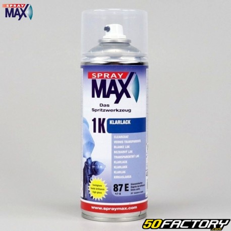 Qualidade profissional 1K 87ml Spray de verniz de alto brilho Max 400ml