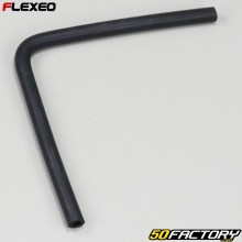 Elbow rubber hose 90° Ø8 mm Flexeo black
