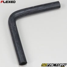 Elbow rubber hose 90° Ø20 mm Flexeo black