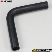 Mangueira de borracha cotovelo 90° Ø28 mm Flexeo preta