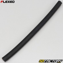 Straight rubber hose Ø6 mm Flexeo black