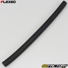 Tubo dritto in gomma Ø6 mm Flexeo nero