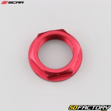 Dado piantone sterzo superiore Honda CR 125, 250 (2001 - 2007), CRF 450 R (dal 2002)... Scar rosso