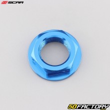 Écrou de colonne de direction supérieur Yamaha YZ 65 (depuis 2018), 85 (depuis 1994)... Scar bleu