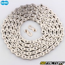 Catena per bicicletta 11 velocità 118 maglie KMC X11EL argento