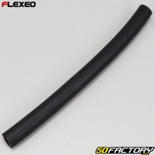 Straight rubber hose Ø10 mm Flexeo black