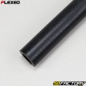 Tubo dritto in gomma Ã˜14 mm Flexeo nero