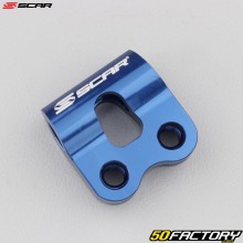 Support de durite de frein avant Honda CR, CRF, Yamaha YZ, YZF 125, 250, 450 Scar bleu