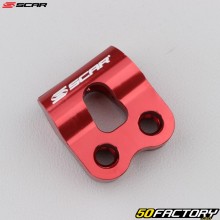 Front brake hose support Kawasaki KX, KXF, Suzuki RM, RM-Z 125, 250, 450 ... Scar red