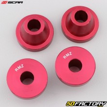 Handlebar clamp bushing cones Suzuki RM 125 (2005 - 2008), 250 (2002 - 2008)... Scar red