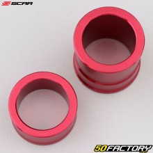 Front wheel spacers Honda CR 125, 250 (2002 - 2007), CRF 450 R (from 2002)... Scar red