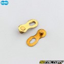 11-speed 118-link KMC 11EL cadena de bicicleta dorada