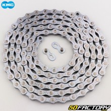 Catena per bicicletta elettrica 11 velocità 136 maglie KMC 11 grigio