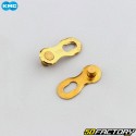 10-speed 114-link KMC 10EL cadena de bicicleta dorada