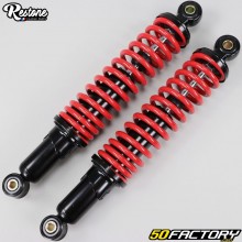 Adjustable rear shocks 320 mm Peugeot 103, MBK 51 and Motobécane Restone black and red