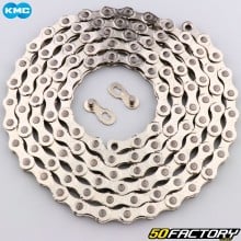 E-bike bicycle chain 11 speed 122 links KMC 11 silver