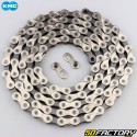 9 Speed ​​​​114 Link KMC 9 Catena per bicicletta argento e grigio