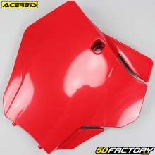 Placa porta número Gas Gas MC 125, 250, 350, 450 F... (desde 2021) Acerbis rojo