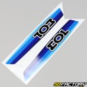 Stickers Peugeot 103 blue (plate)