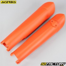 KTM EXC fork guard, Gas Gas, Husqvarna TE 125, 250, 300 ... (2008 - 2014) Acerbis oranges