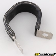 Collier de fixation articulé pour durite ou câble Ø35 mm noir
