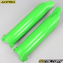 Protetor de garfo Kawasaki KX 1000 F e 1000 F (desde 2000) Acerbis neon verdes