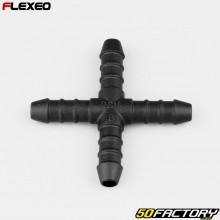 Hose connection in X Ø8 mm Flexeo black