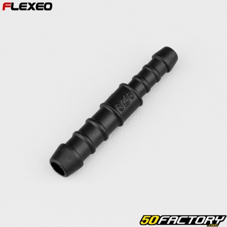 Conector de mangueira reta Ã˜8-6 mm Flexeo preto