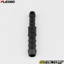 Straight hose connector Ã˜8-6 mm Flexeo black