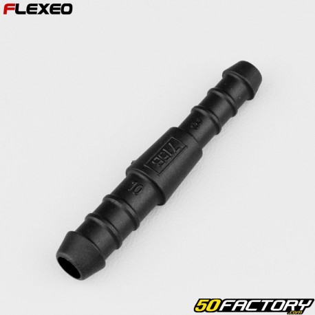 Straight hose connector Ã˜10-8 mm Flexeo black
