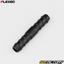 Raccord de durites droit Ø10 mm Flexeo noir